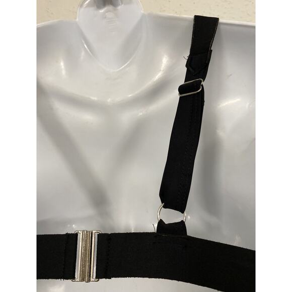 Pre-Owned ZAFUL FOREVER YOUNG 2 PIECE BIKINI SWIMSUIT SIZE Medium Black PADDED - Picture 9 of 11